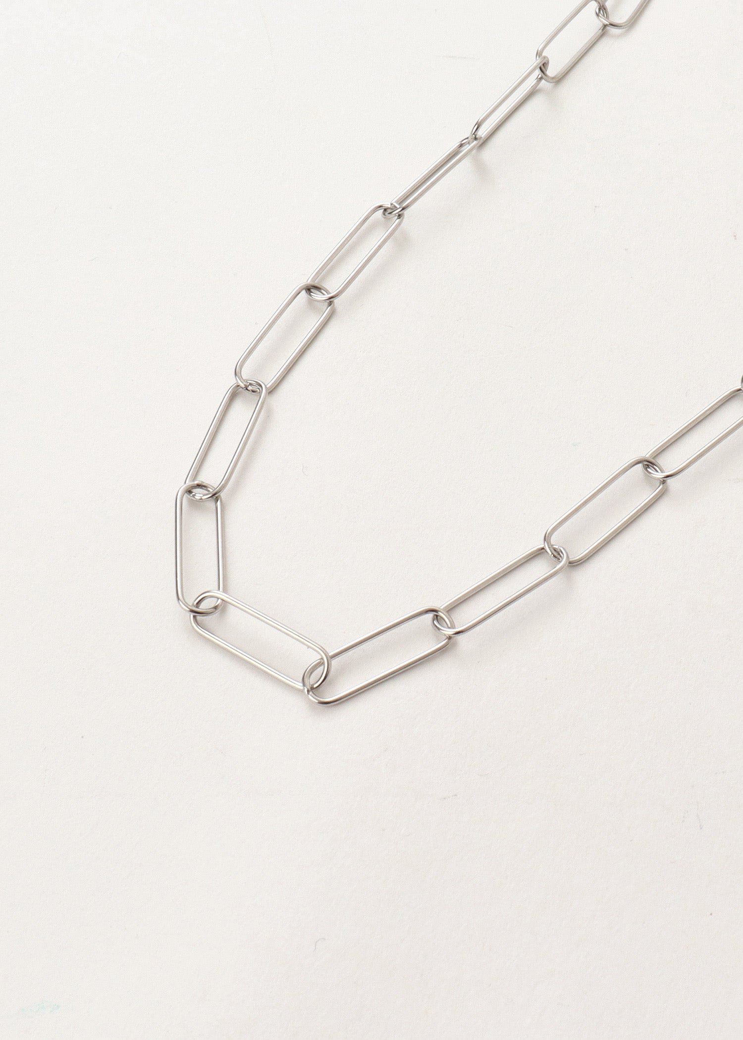 Paperchain Necklace Silver