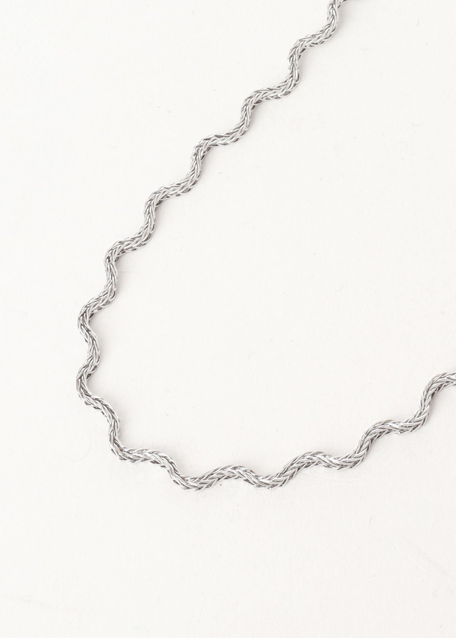 Wave Necklace Silver