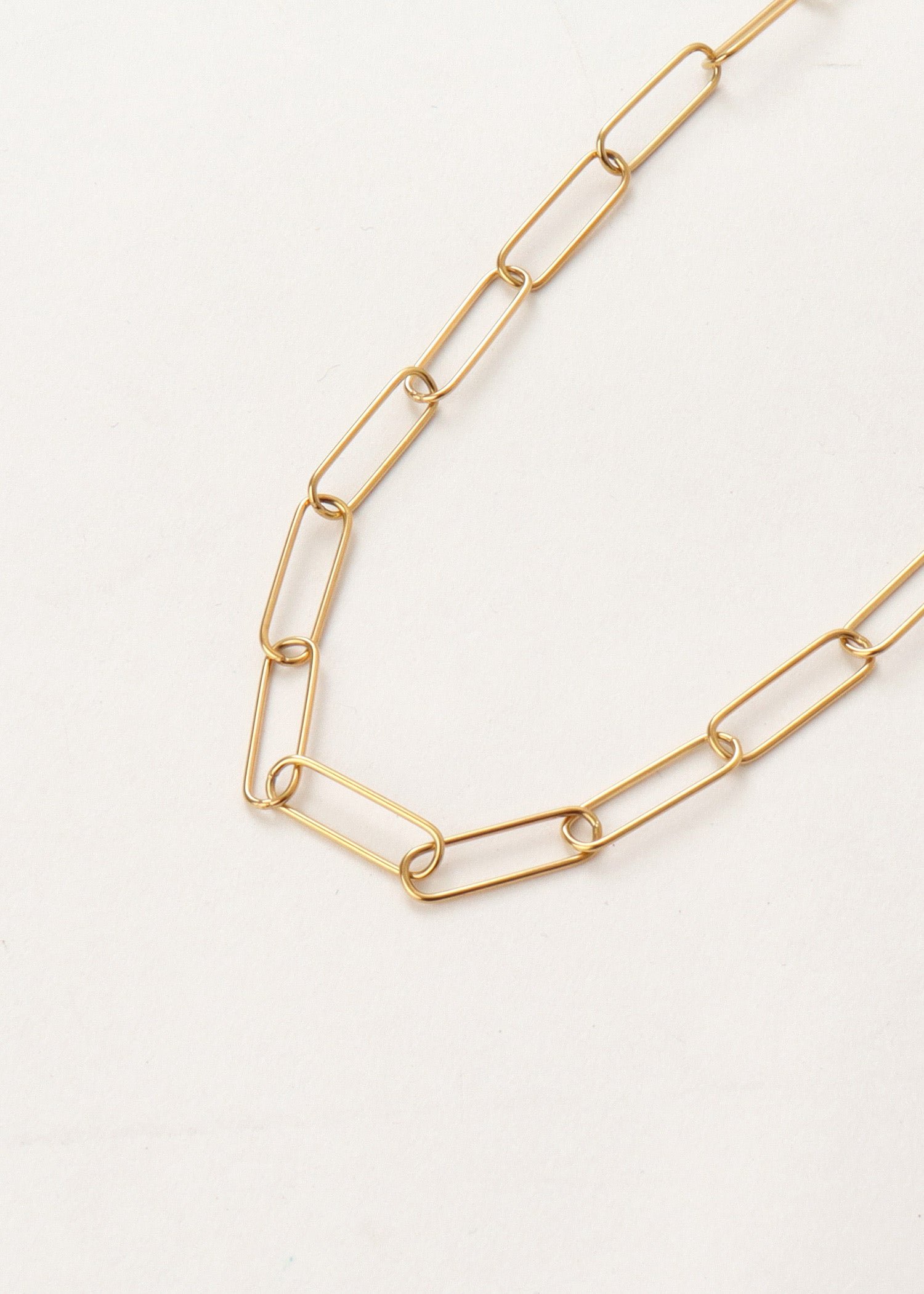 Paperchain Necklace Gold