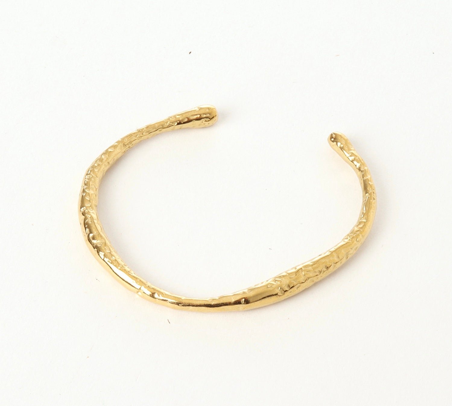 Hammered Bangle Gold